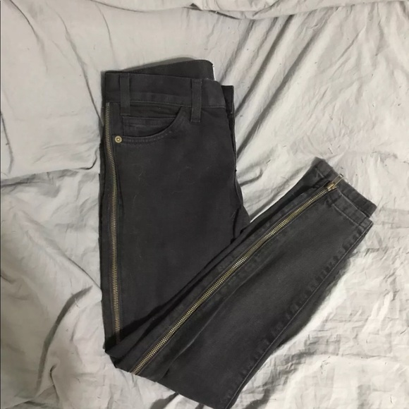 BNWT CURRENT ELLIOTT SIDE ZIP SLIM SKINNY JEANS - Picture 4 of 8